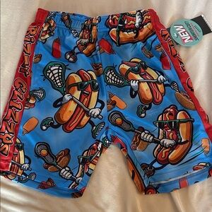 Lacrosse Unlimited Blue Shorts (Kids)